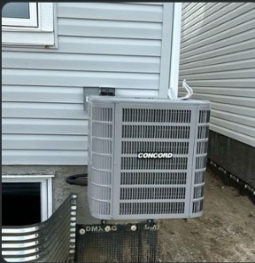 Air conditioner install on a Calgary home